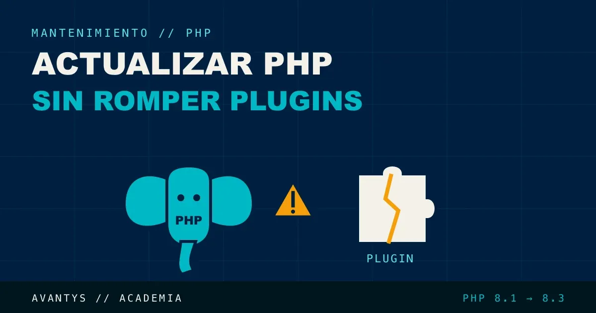 Actualizar PHP en Moodle sin Romper Plugins